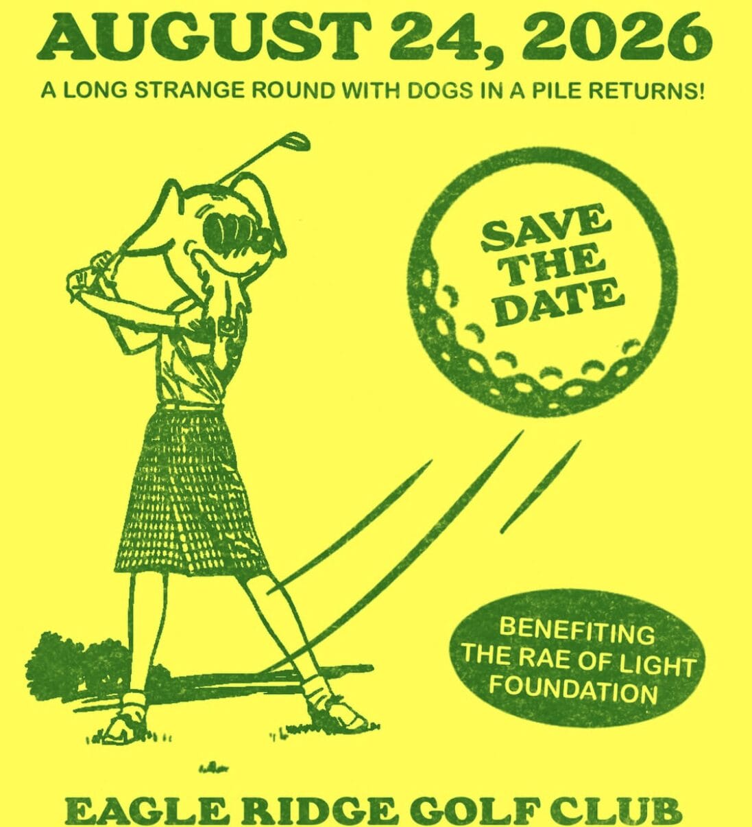 Dogs in a Pile Tee up Fourth Annual Long Strange Round of Golf Benefit